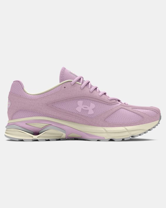 Unisex UA Apparition Shoes in Purple image number 6
